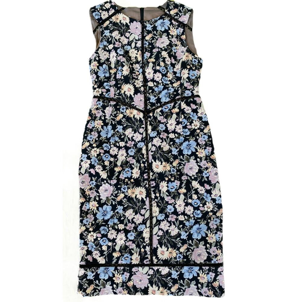Nanette Lepore Sleeveless Printed Sheath Dress Size 0